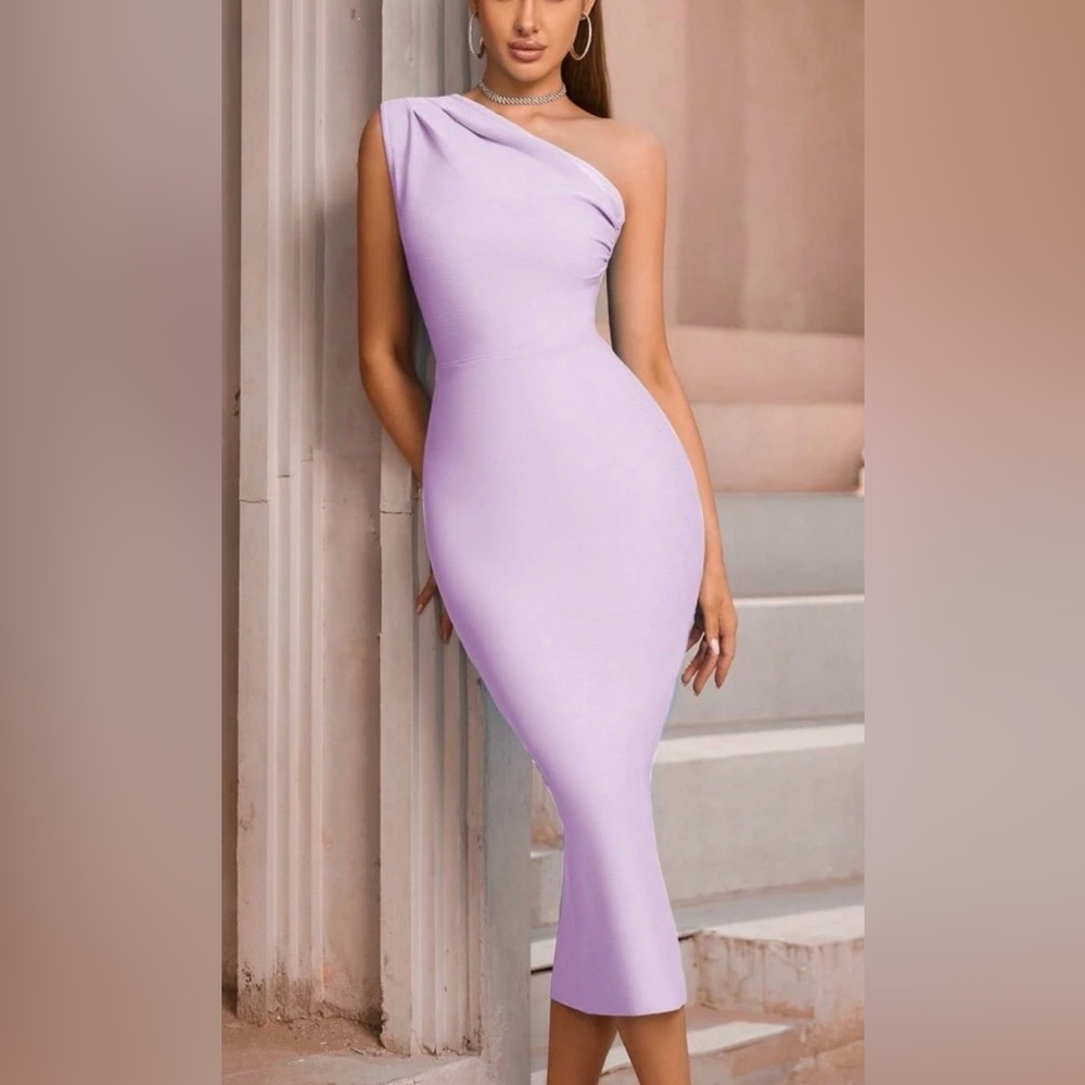 Elegant Lavender Dress
